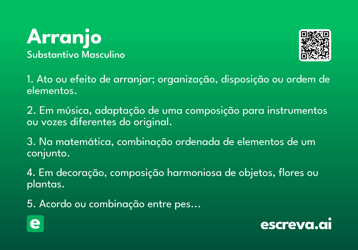 arranjo