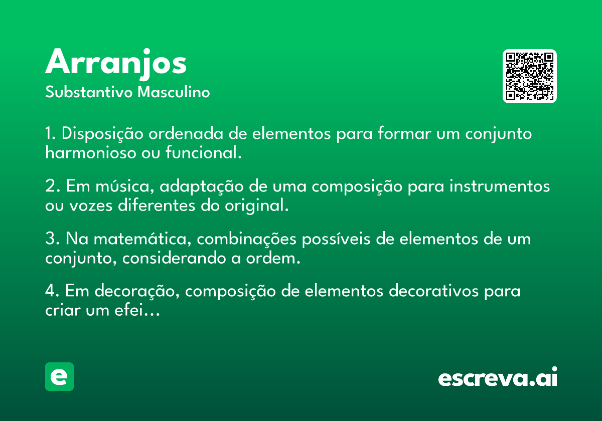 arranjos