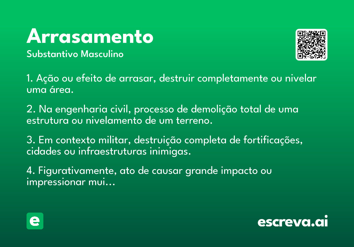 arrasamento