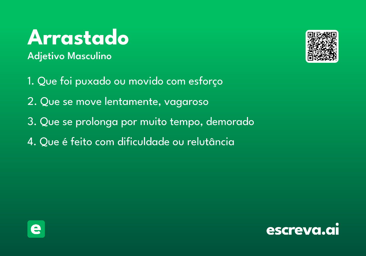 arrastado