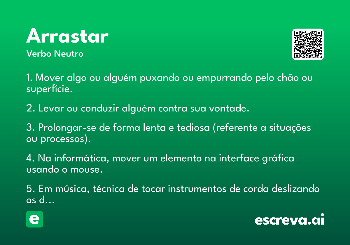 arrastar