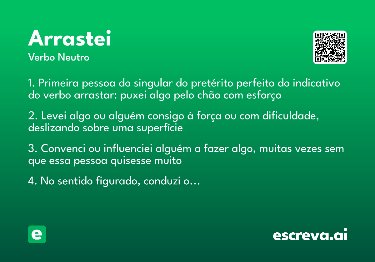 arrastei