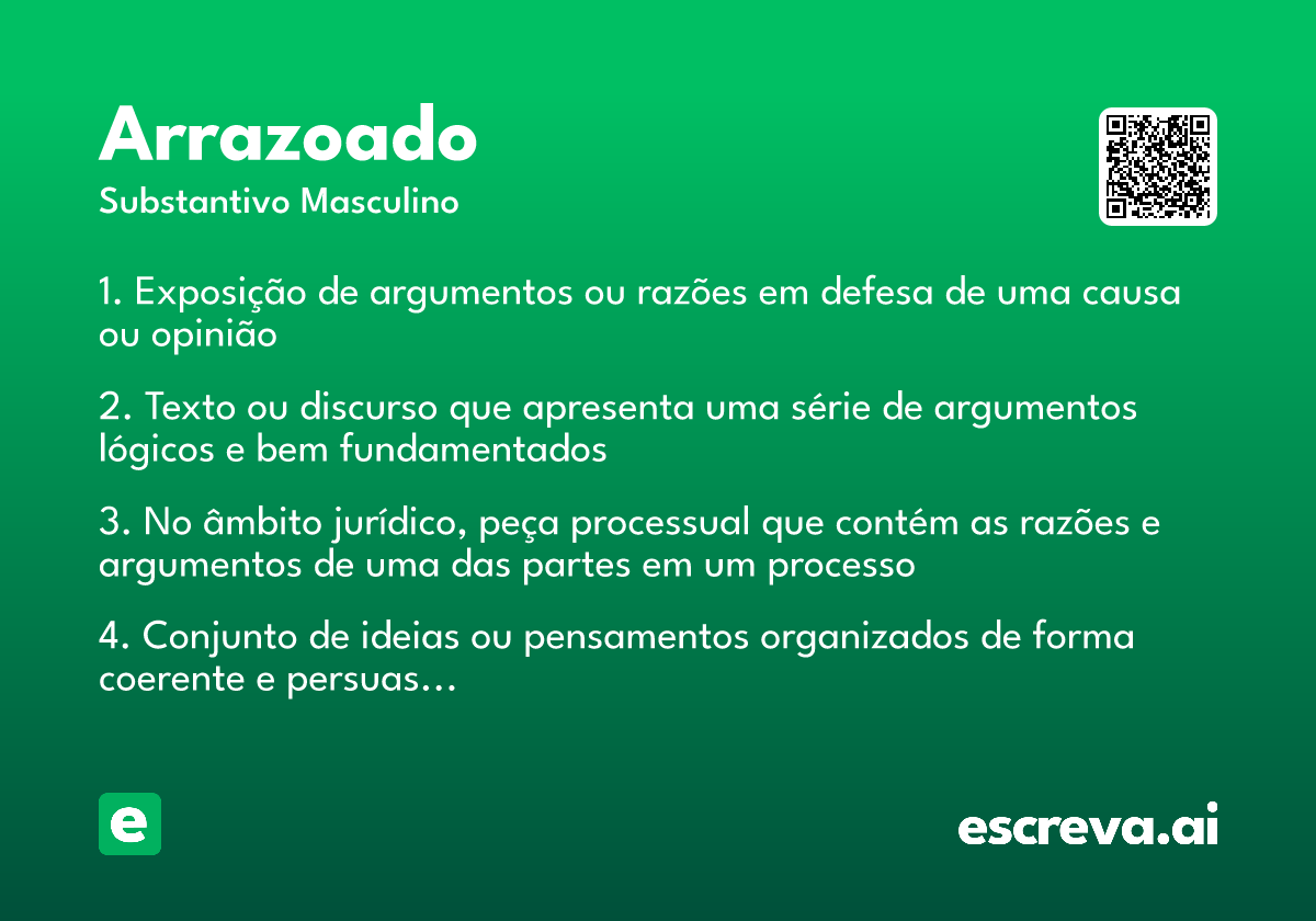 arrazoado