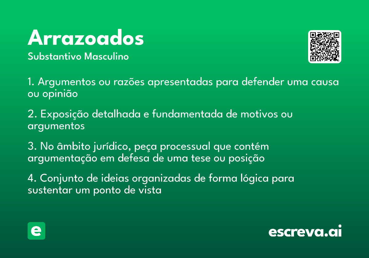 arrazoados