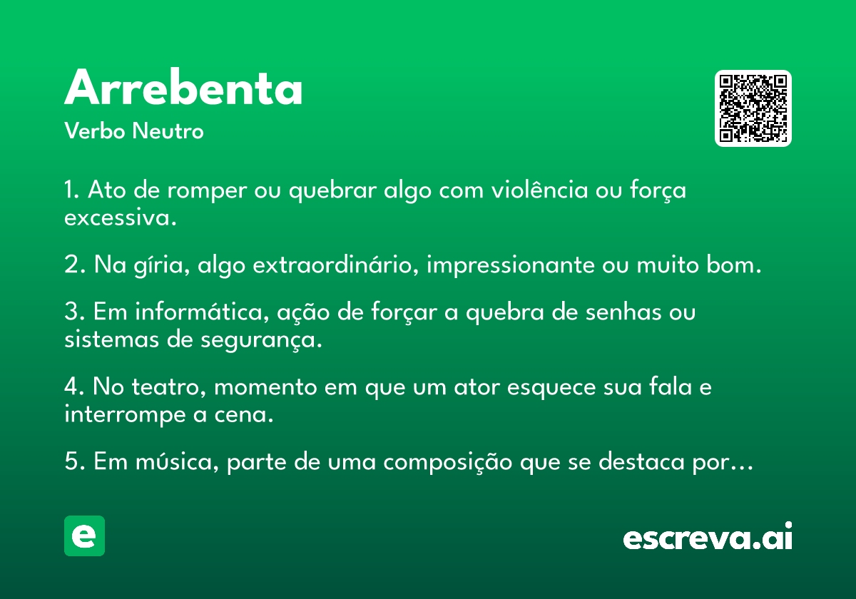 arrebenta