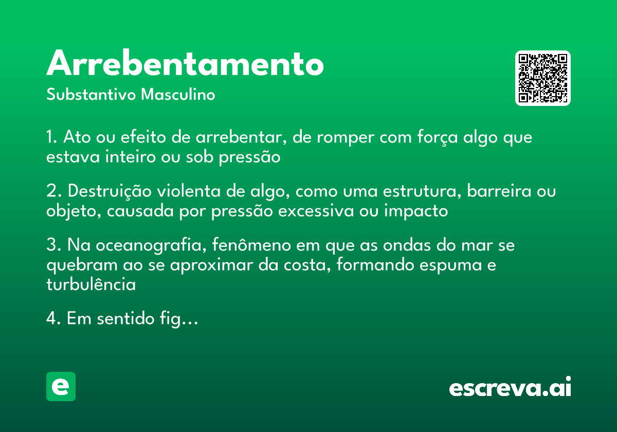 arrebentamento