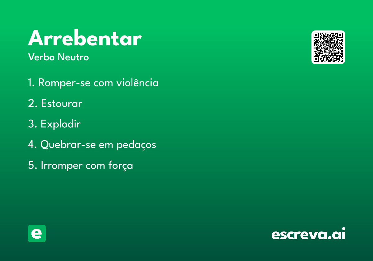arrebentar