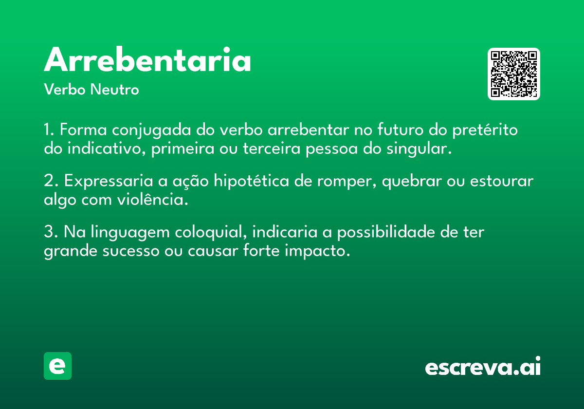 arrebentaria