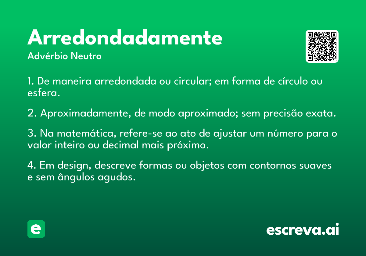 arredondadamente