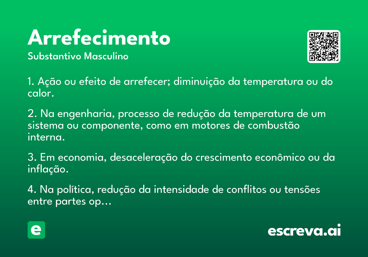 arrefecimento