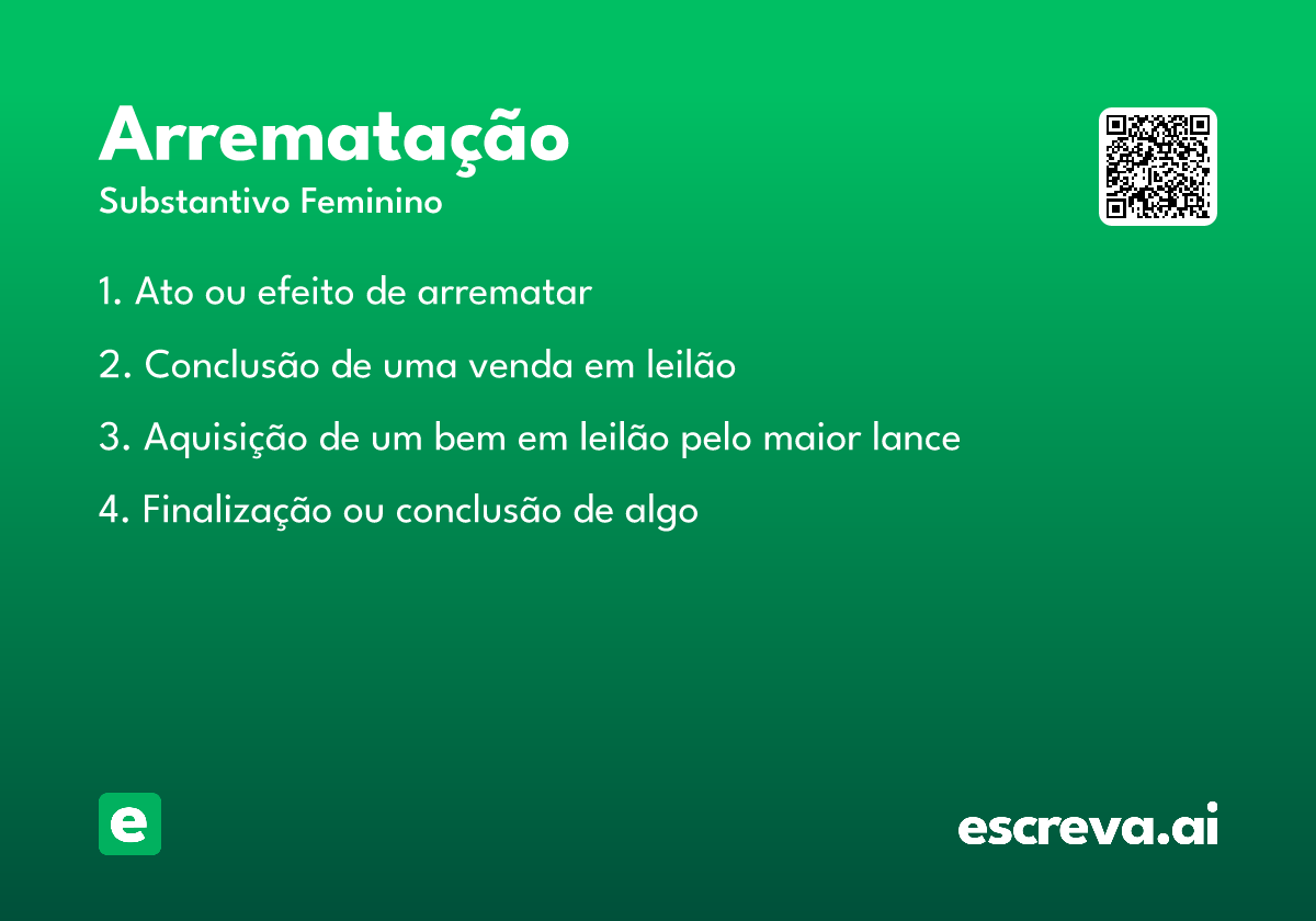 arrematação