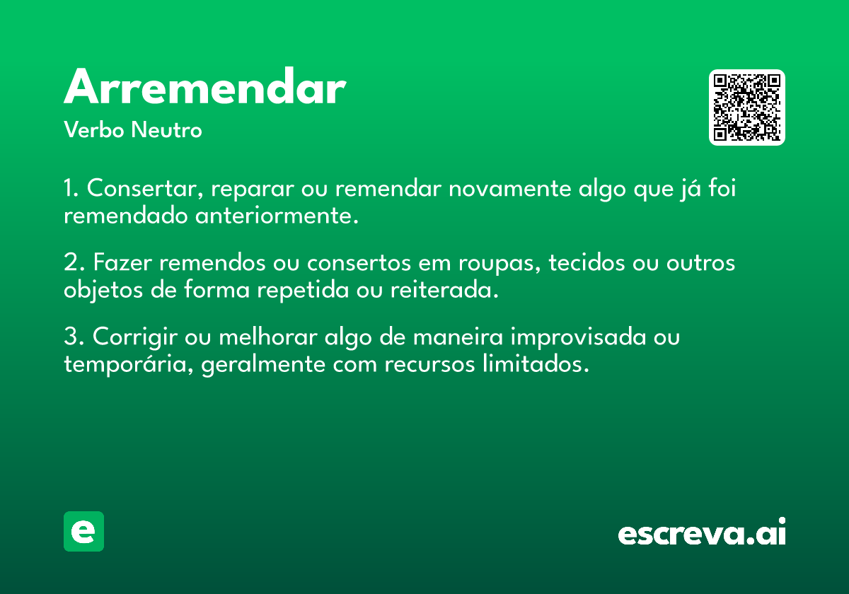 arremendar