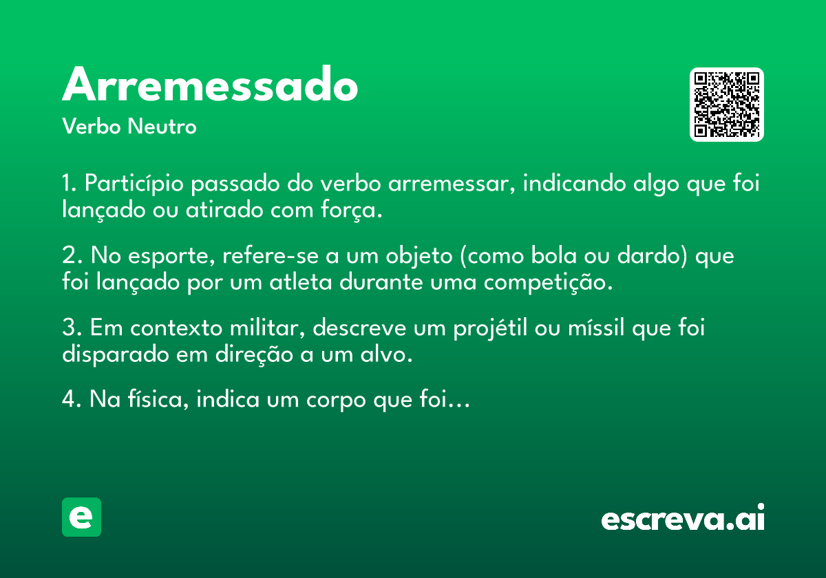 arremessado