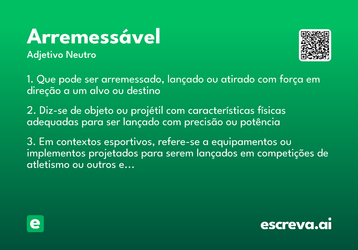 arremessável