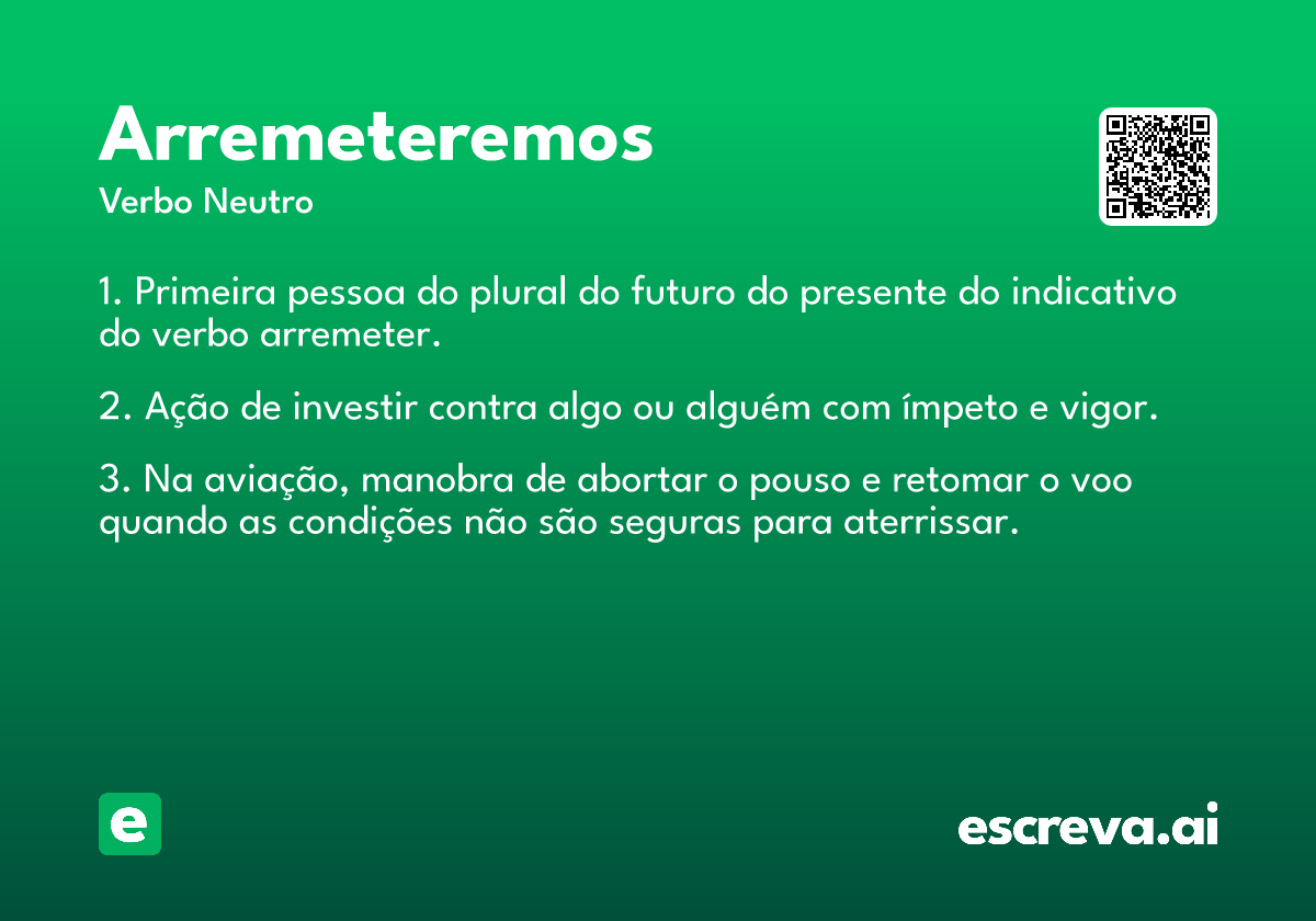 arremeteremos