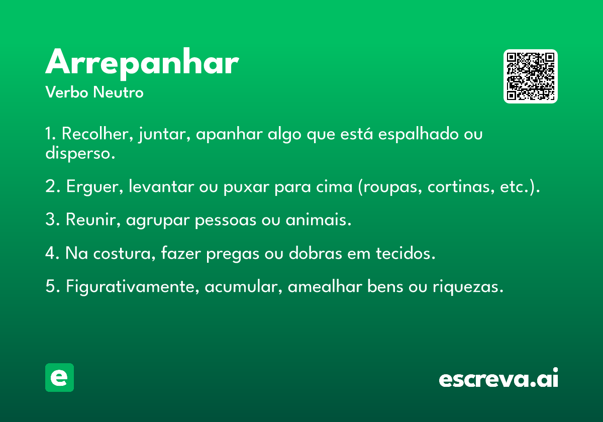 arrepanhar