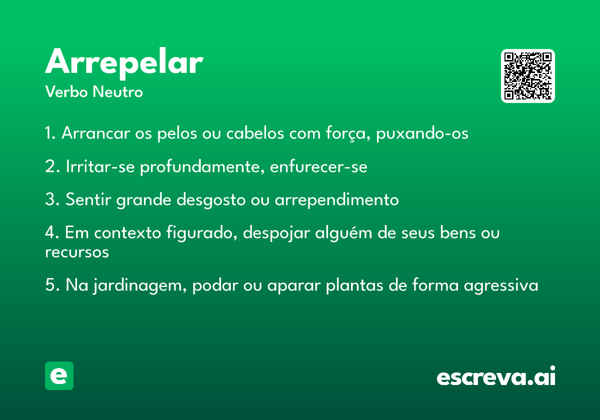arrepelar