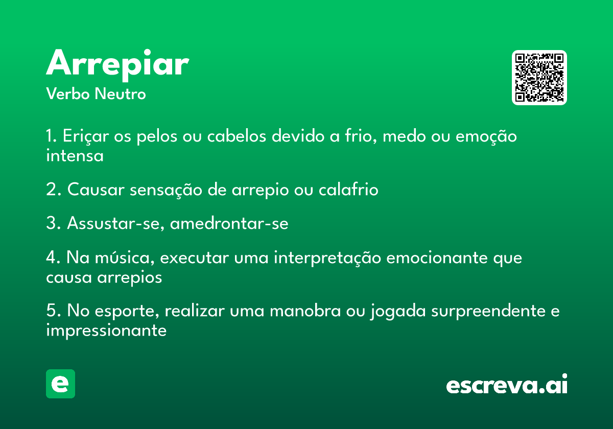 arrepiar