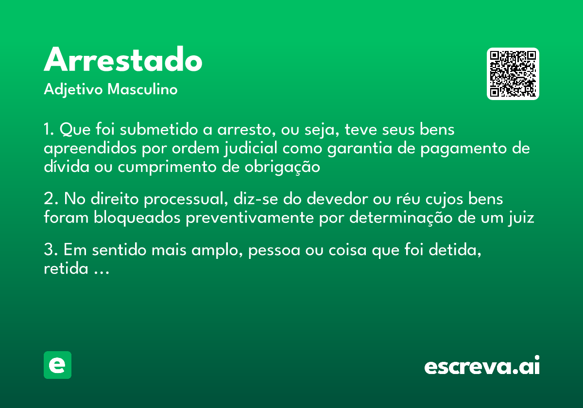 arrestado