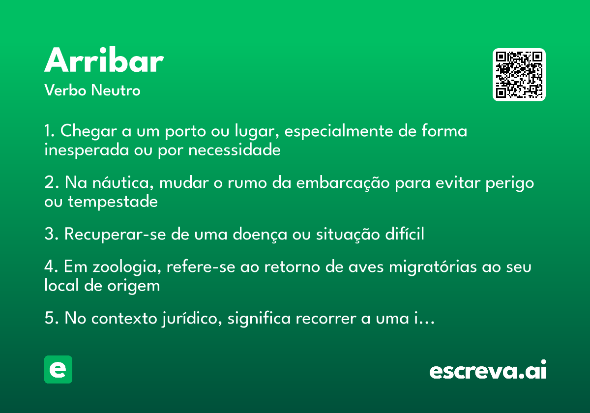 arribar