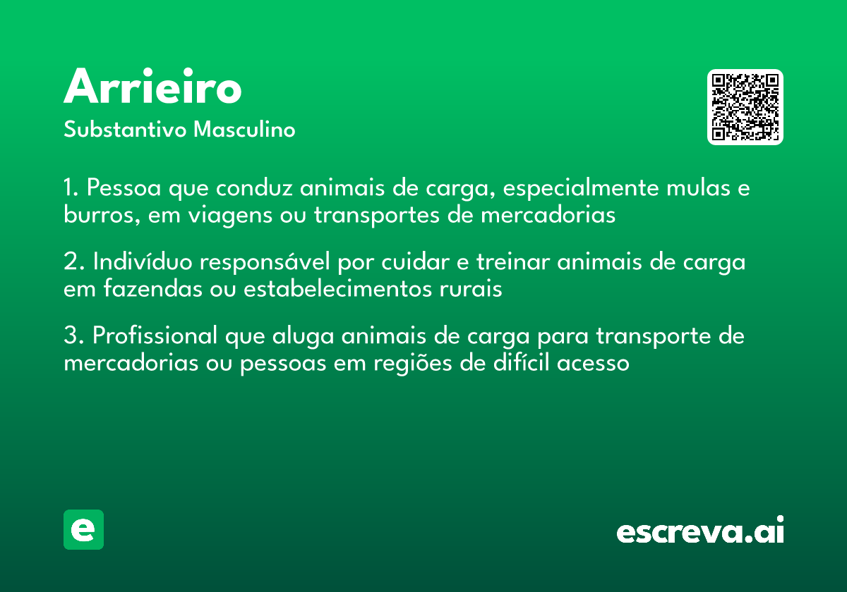 arrieiro