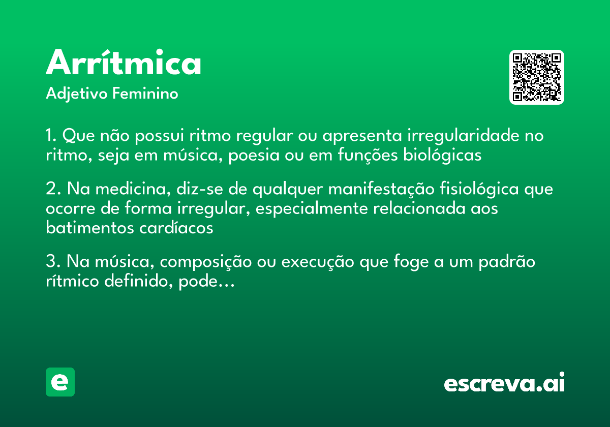 arrítmica
