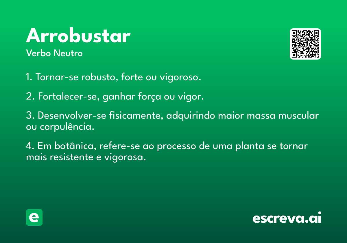 arrobustar