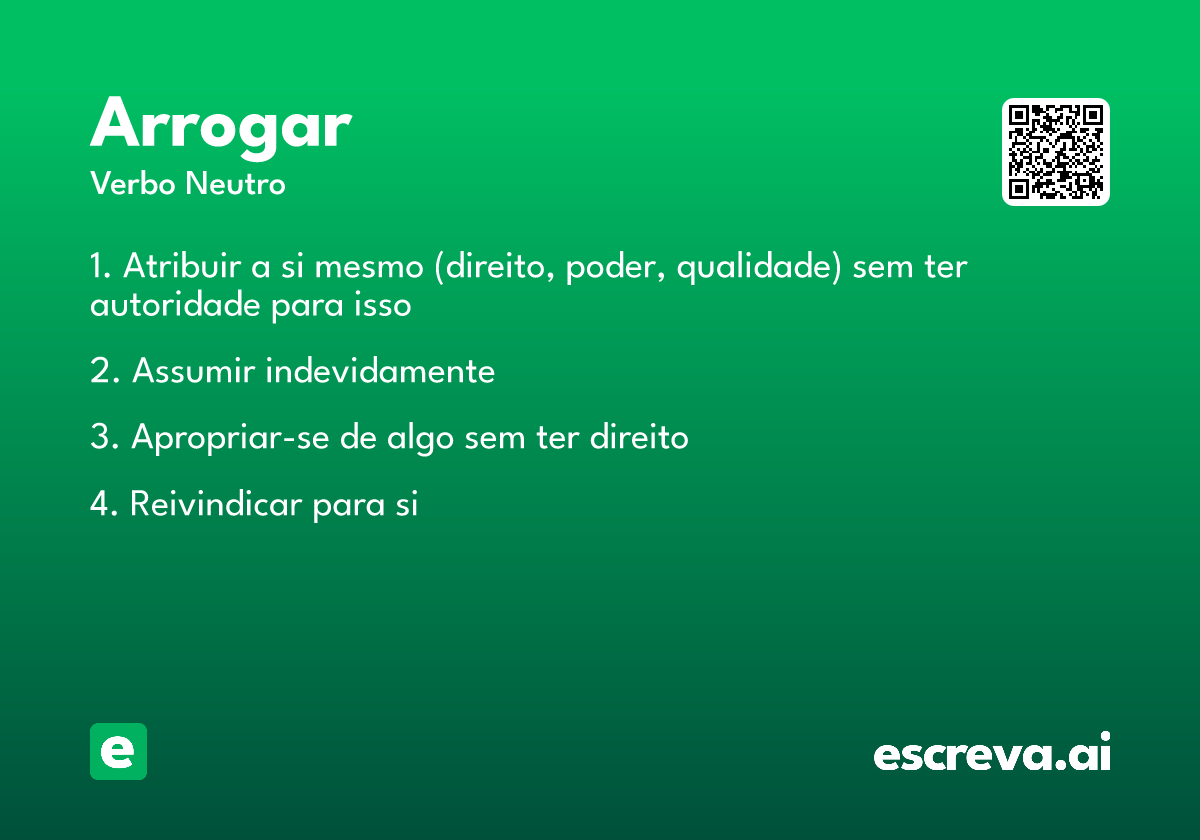 arrogar