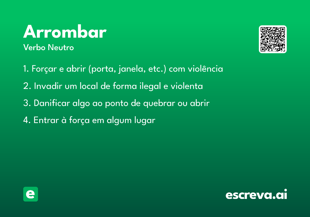 arrombar