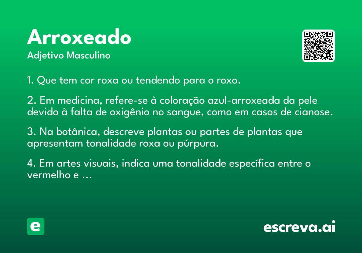arroxeado