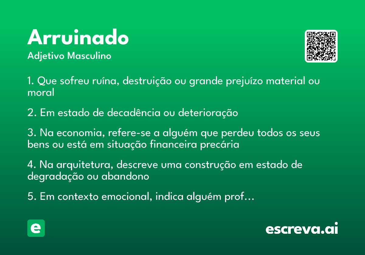 arruinado