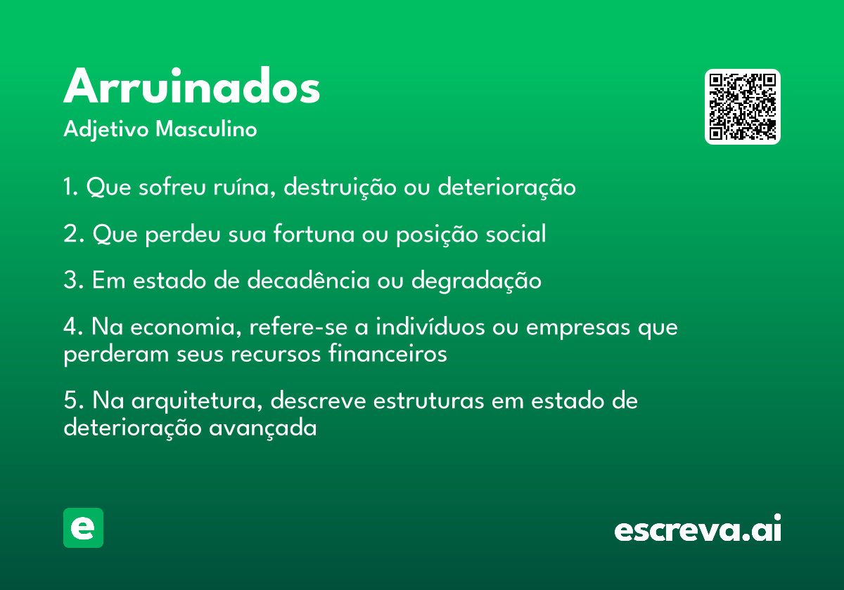 arruinados