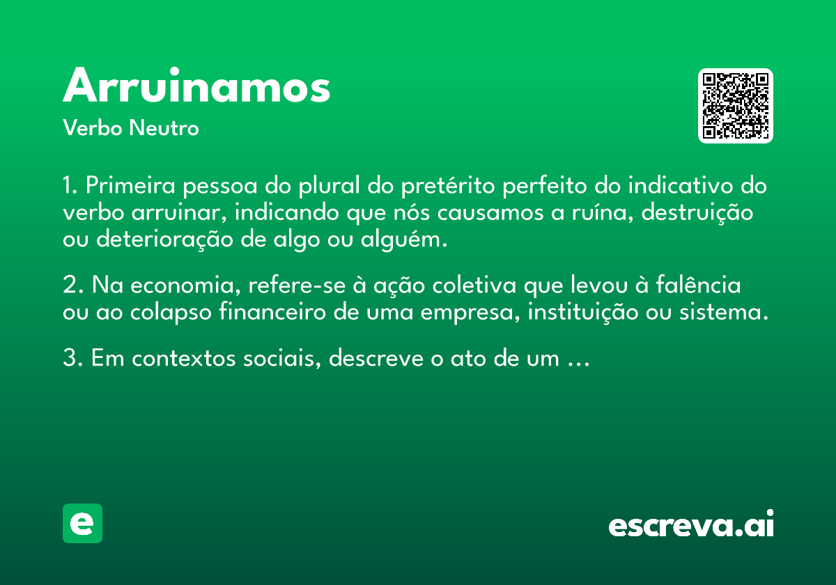 arruinamos