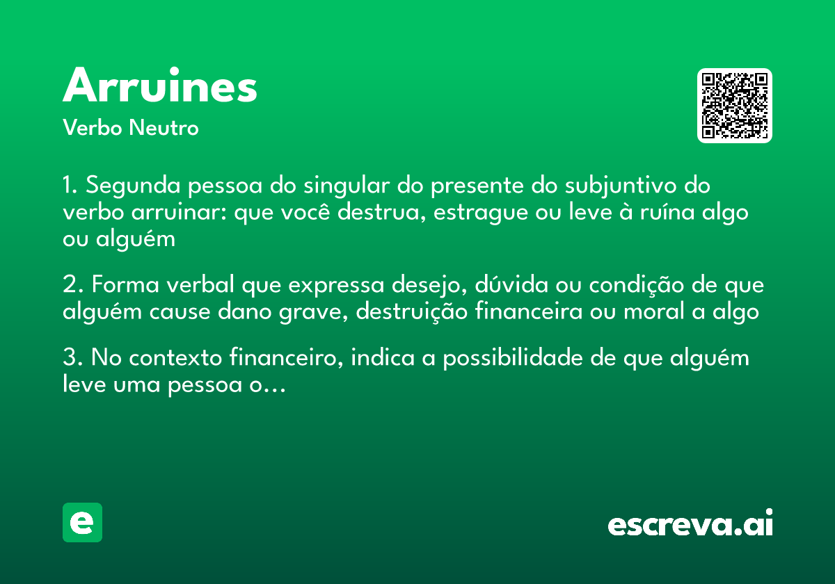 arruines