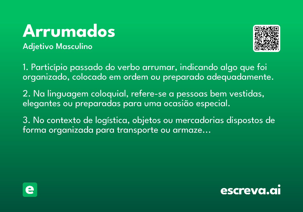 arrumados