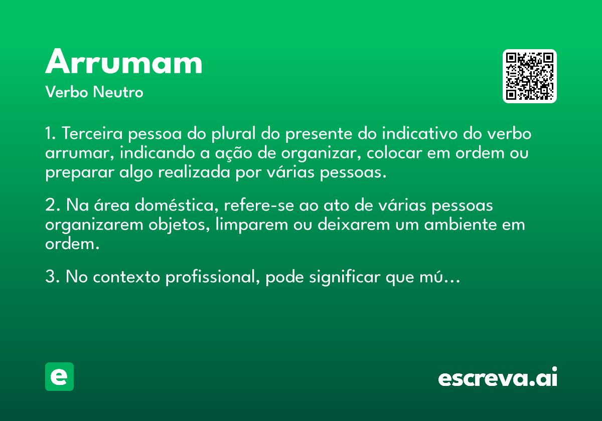 arrumam