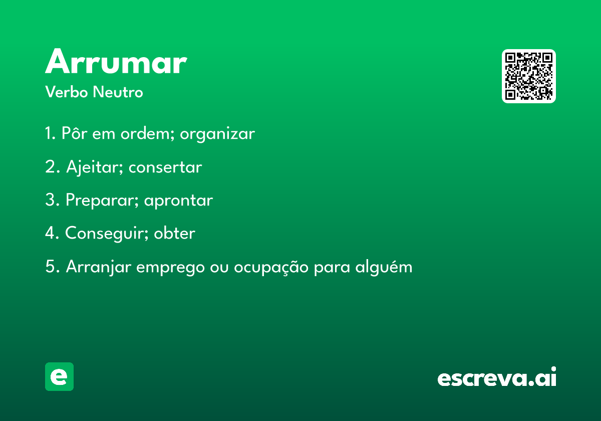 arrumar