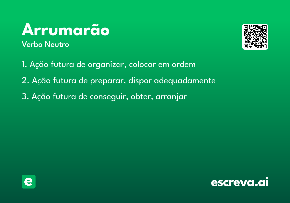 arrumarão