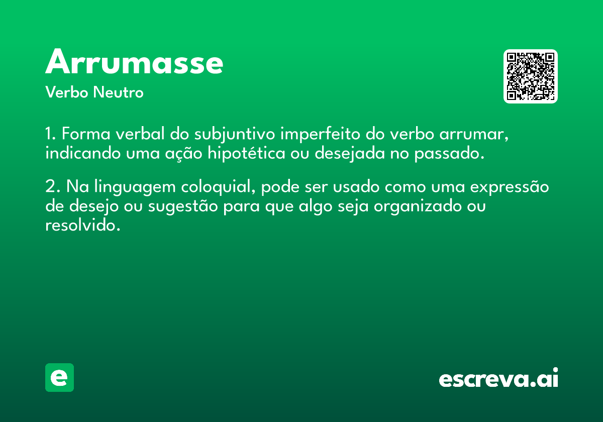 arrumasse