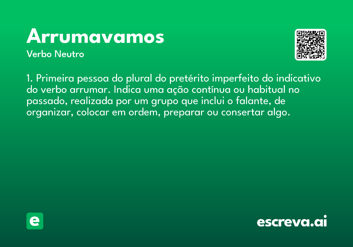 arrumavamos