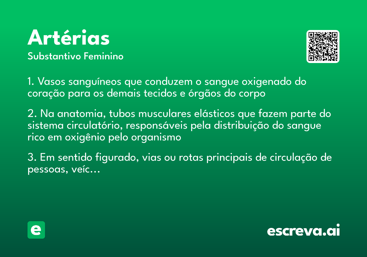 artérias