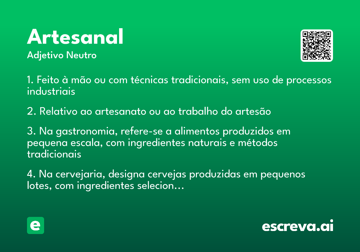artesanal