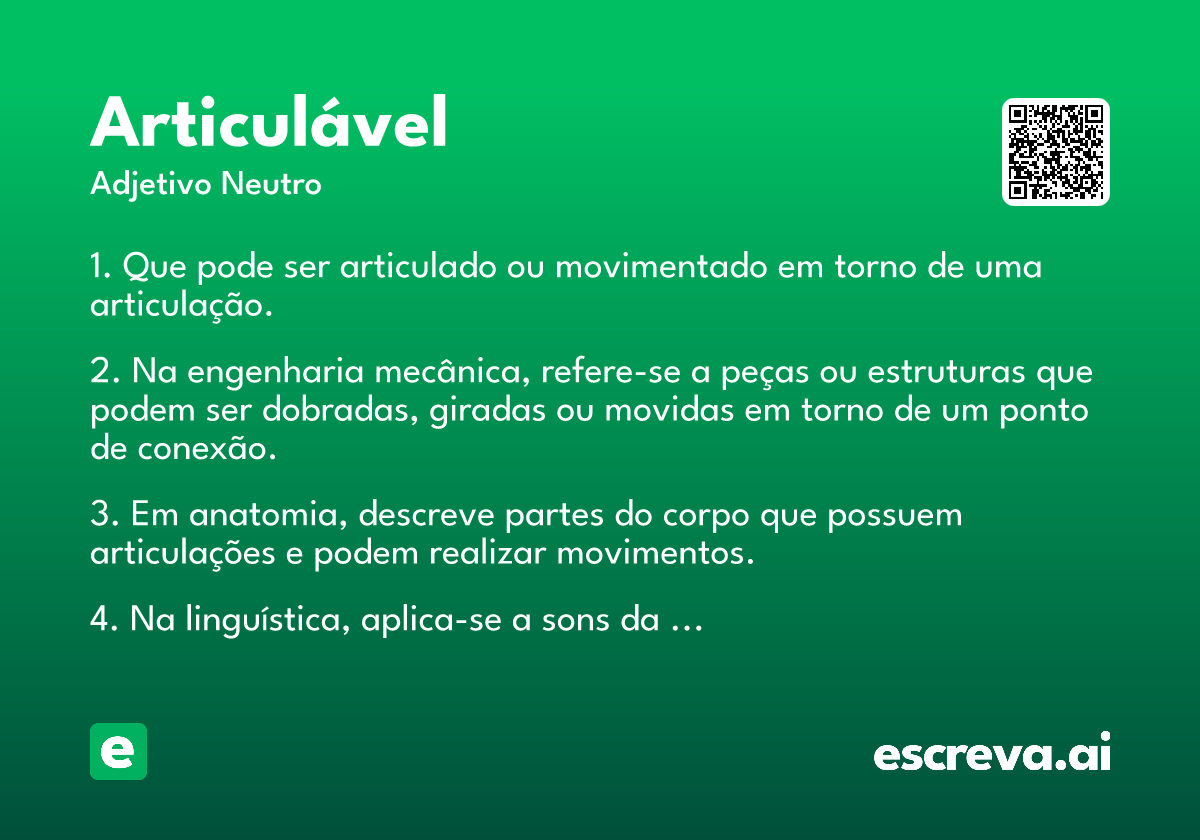 articulável