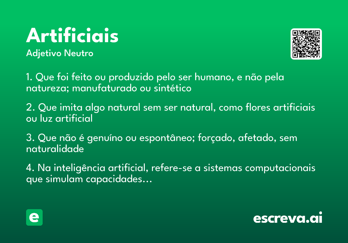 artificiais