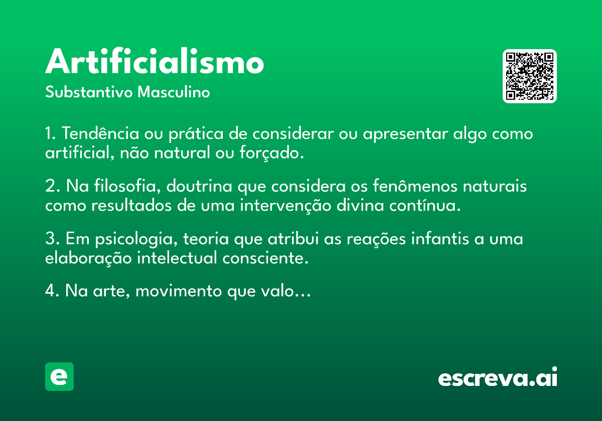 artificialismo