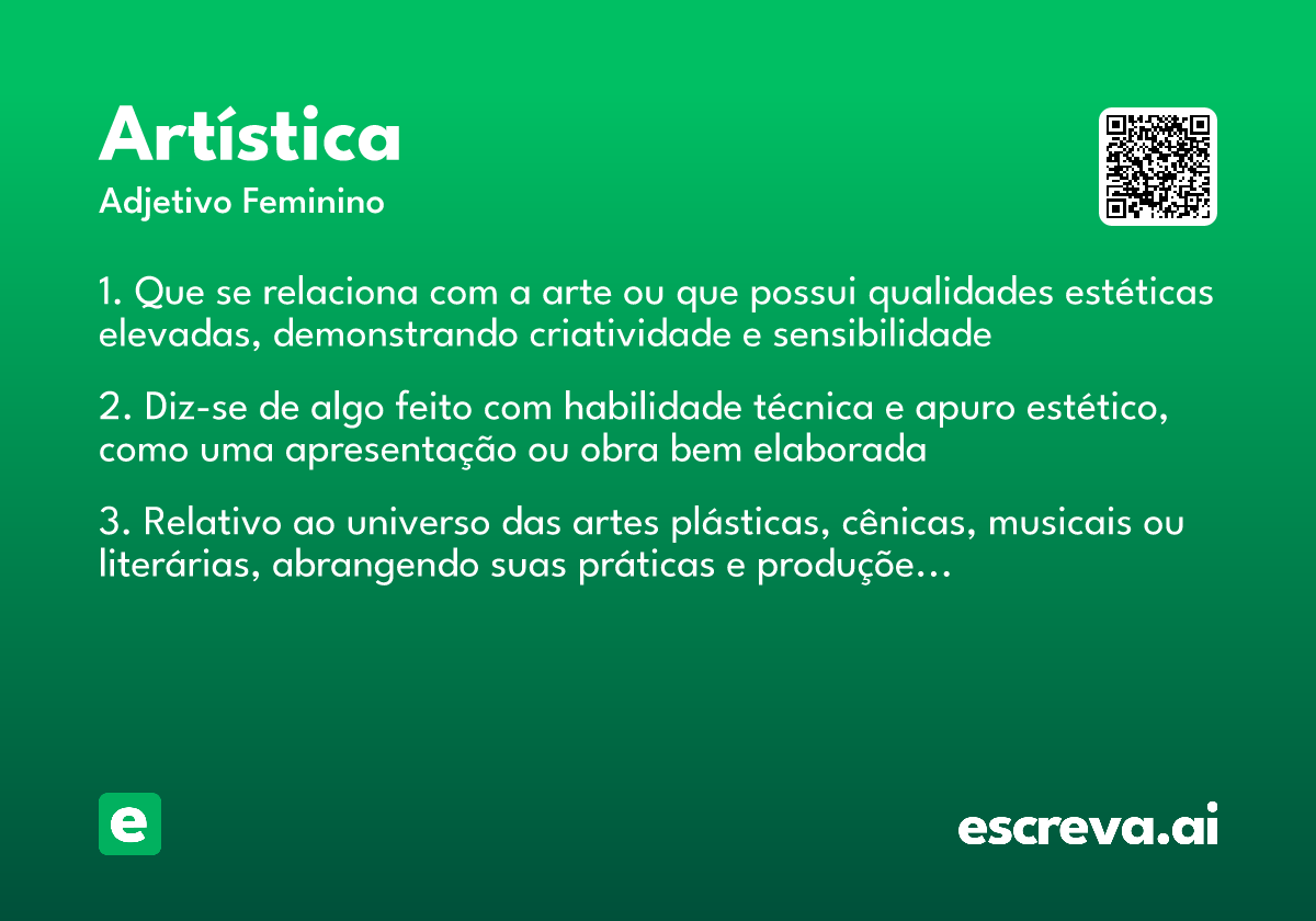 artística