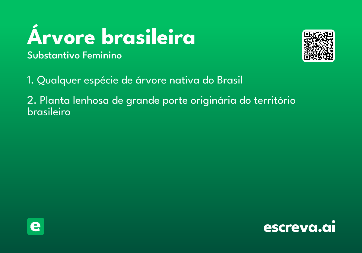 árvore brasileira