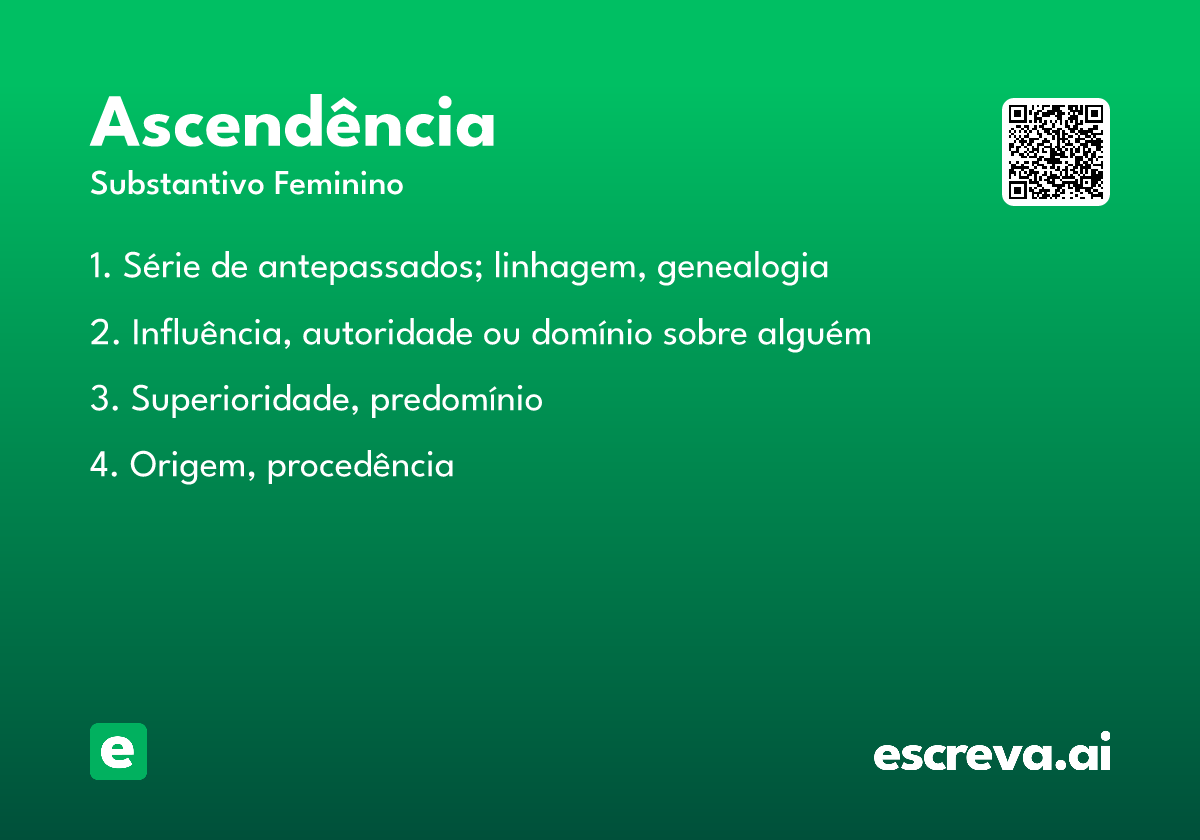 ascendência