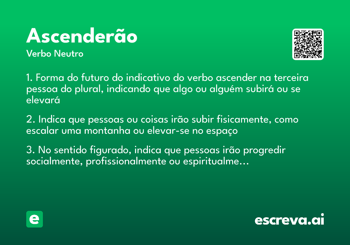 ascenderão