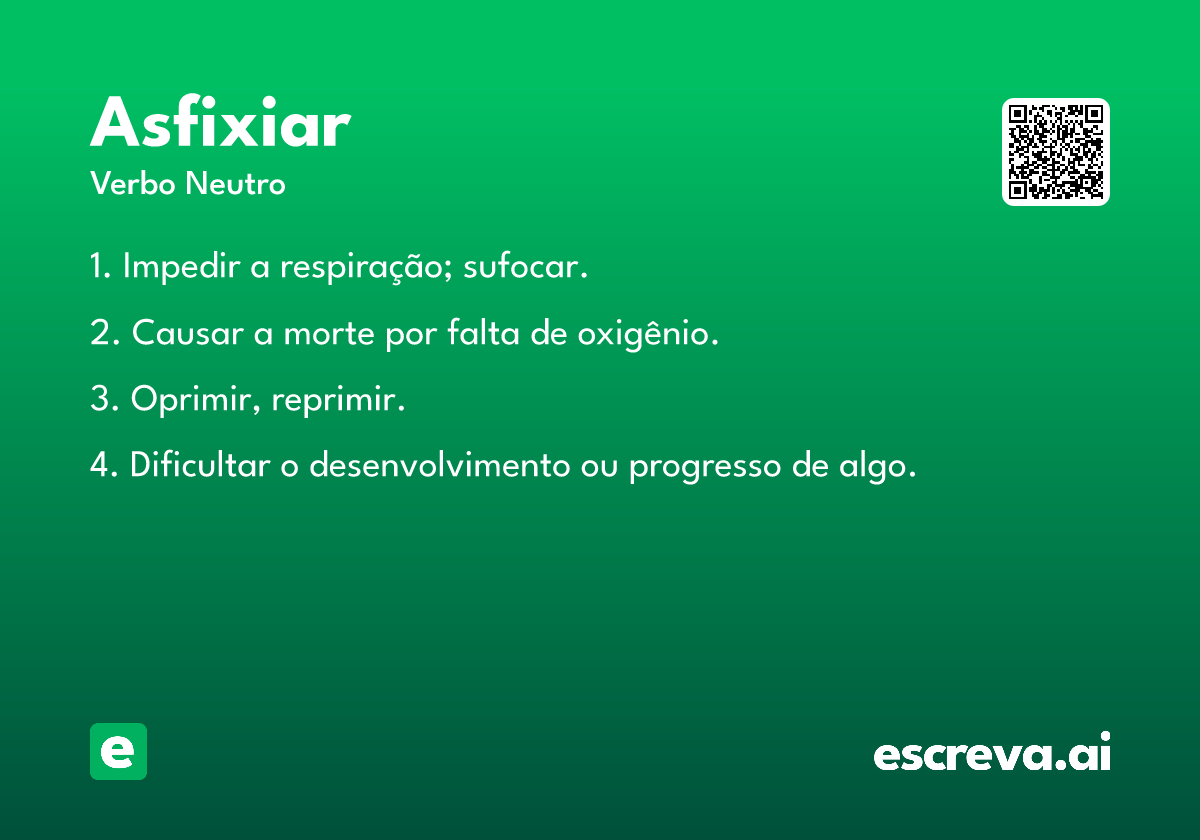 asfixiar